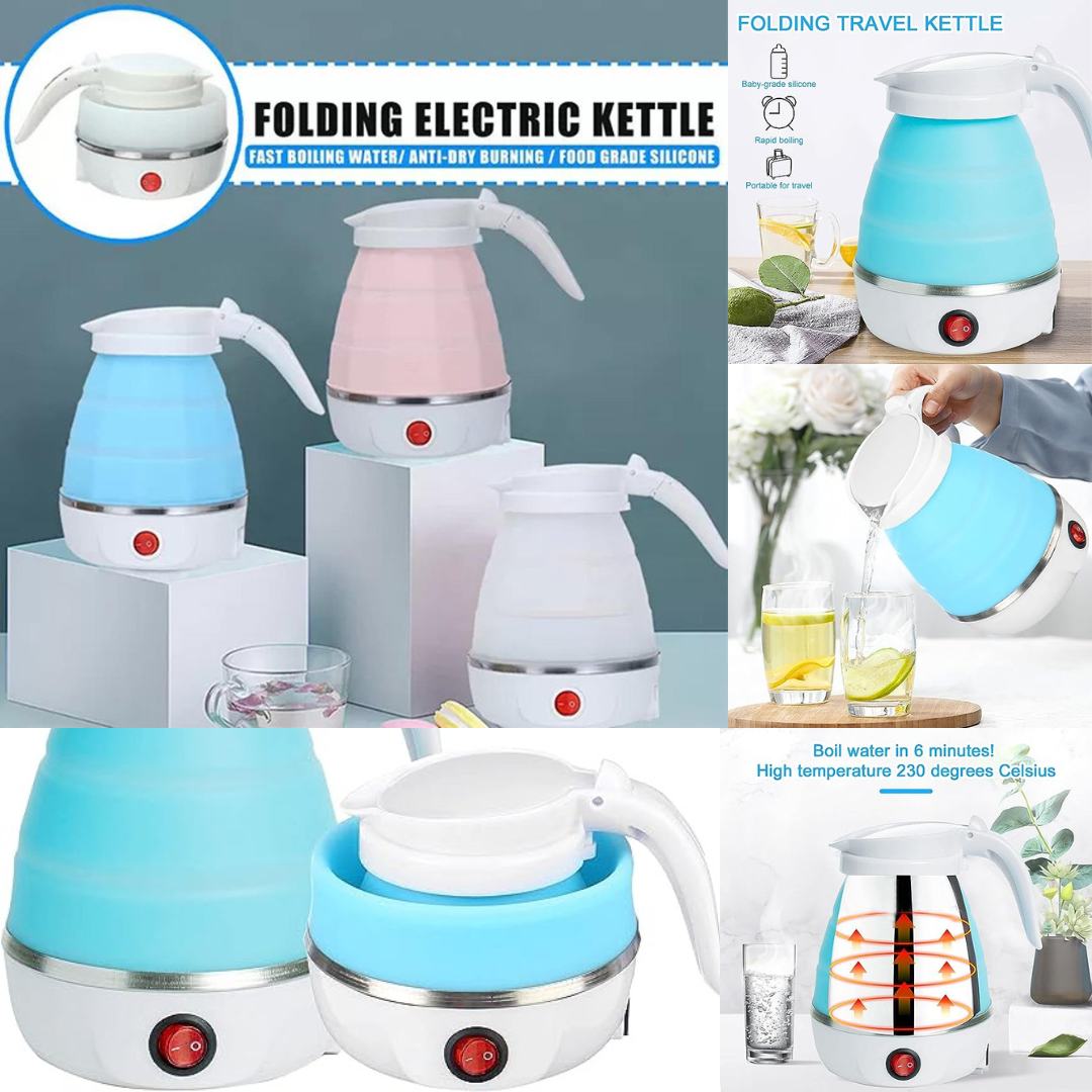 Foldable Electric Kettle, 400w Portable Travel Mini Electric Water Kettle  For Home And Office Use