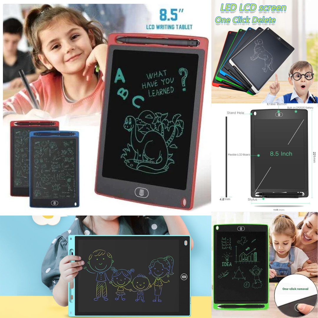 8.5 Inch Writing Tablet For Kids - LCD Drawing Tablet.