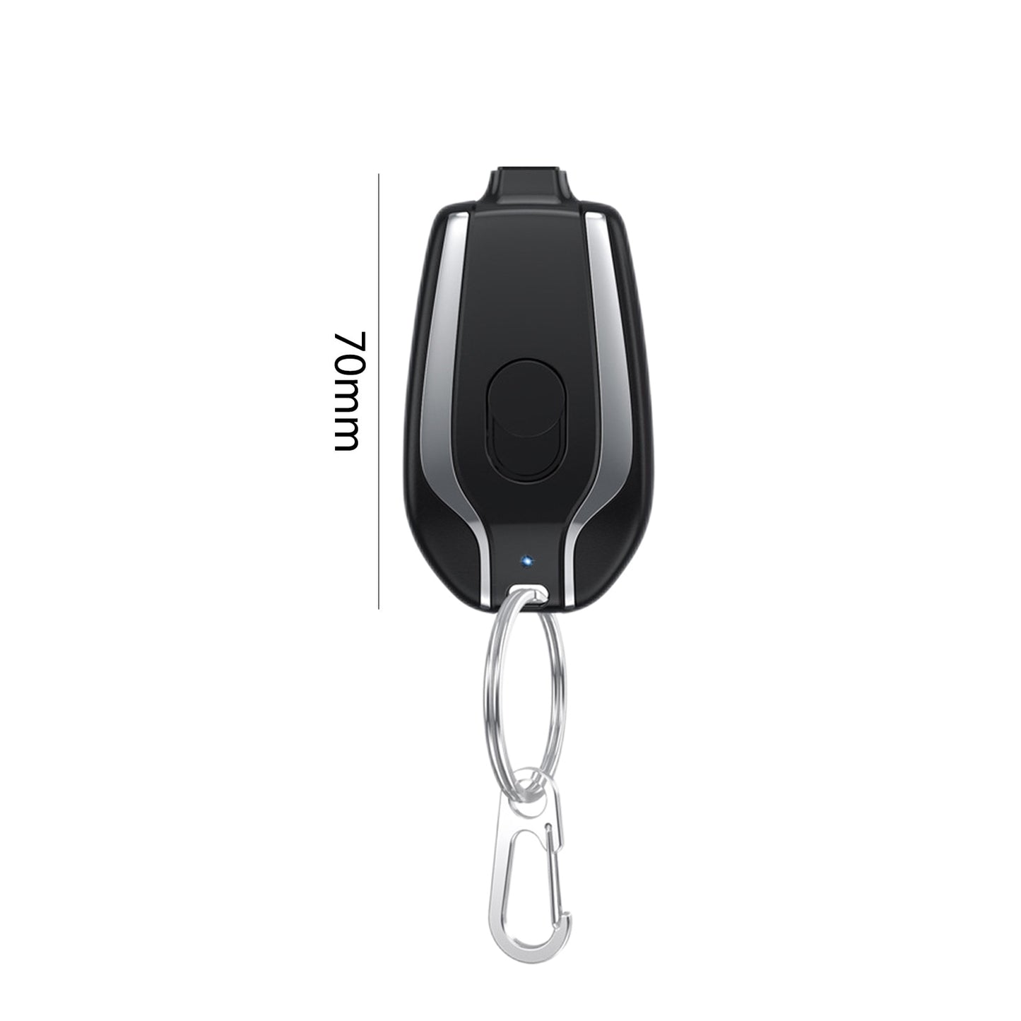 Portable Keychain Charger - Keychain Powerbank - 1500 MAH.