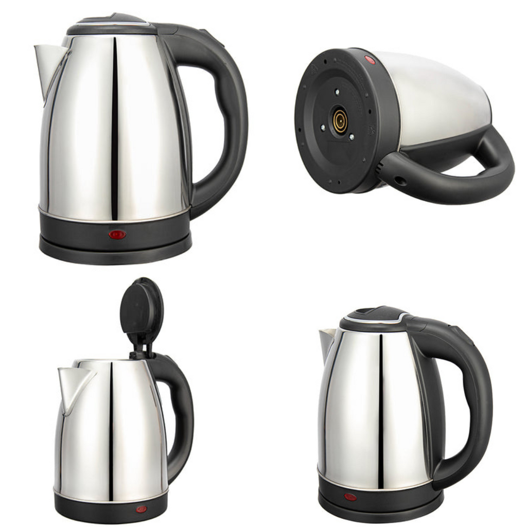 Electric Kettle Scarlett Hot Water Kettle 2 Liters 1500 Watts Stainless  Steel