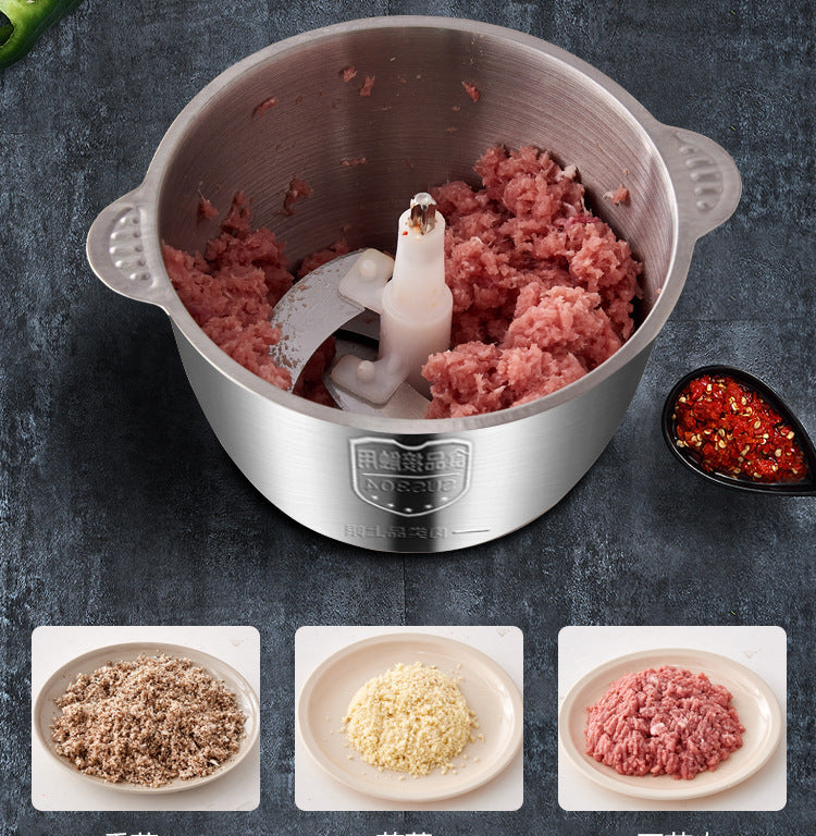 3L Electric Meat Grinder - 2 Speed 1000 W Stainless Steel Meat Mincer.