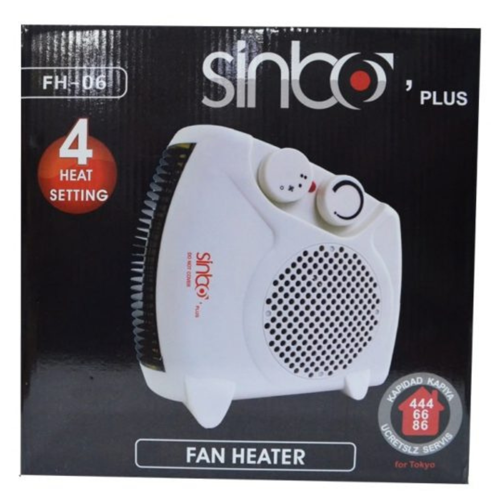 Sinbo Electric Fan Heater | Electric Heater Room Heater | 1000W / 2000W.