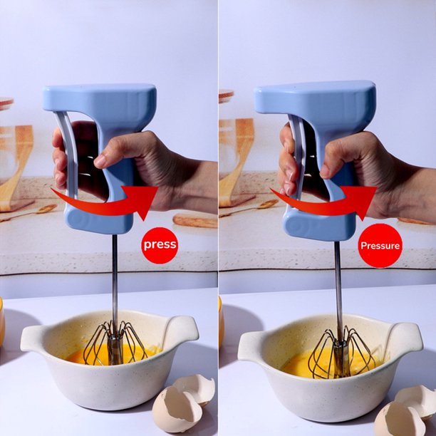 Hand-held Semi-Automatic Kitchen Whisk | Multifunctional Beater & Mixer