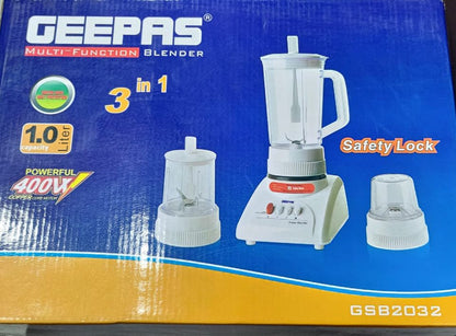 GEEPAS 3 in 1 Counter Top Blender