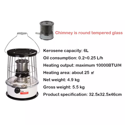 Small Kerona Kerosene Heater (TS-77).