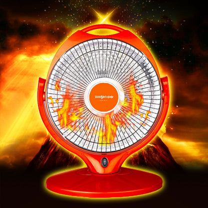 Portable Sun Halogen Dish Heater - 2 Modes - 400/800 Watt