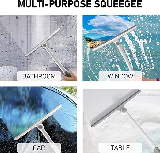 360° Rotatable Cleaning Glass Wiper Window Cleaner - Glass Cleaner For Bathroom , Car and Window