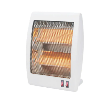 Portable Electric Heater - Quartz Room Heater - 2 Modes - 400/800 Watt