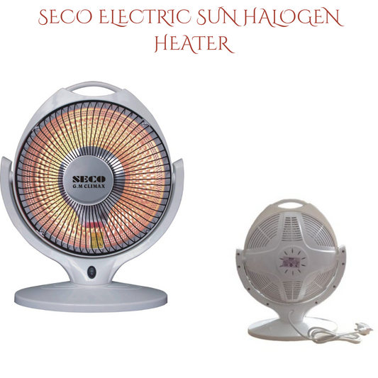 SECO Sun Halogen Electric Dish Heater - 400/800 Watt