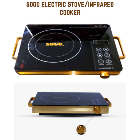 Sogo Electric Stove/Infrared Cooker - 2000 Watt